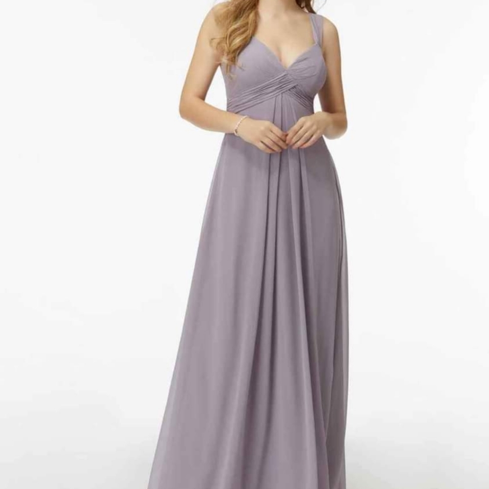 Mori Lee french lilac floor length gown